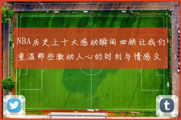NBA历史上十大感动瞬间回顾让我们重温那些激动人心的时刻与情感交织的故事